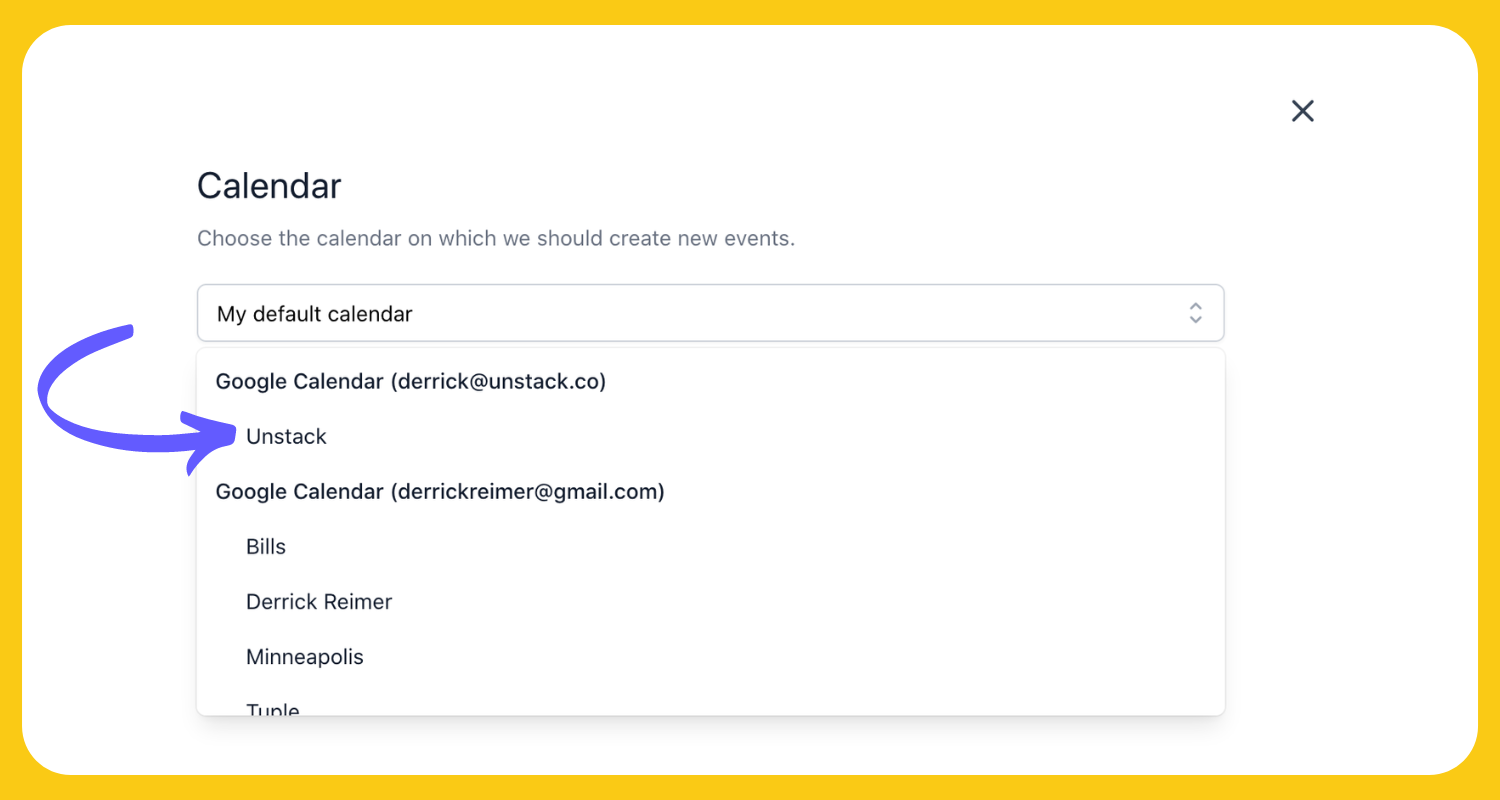 Connect multiplr Calendars using SavvyCal